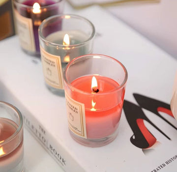 Elalvást segítő aromaterápiás gyertya többféle illatban